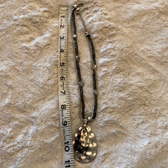 Pendant necklace silver’s in Gray necklace Laura Ashley - Picture 1 of 5